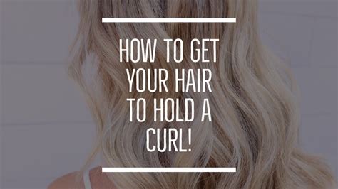 You spend 20 minutes curling your hair and it falls limp before you even get to the office. Why My Hair Won't Hold A Curl?! - YouTube