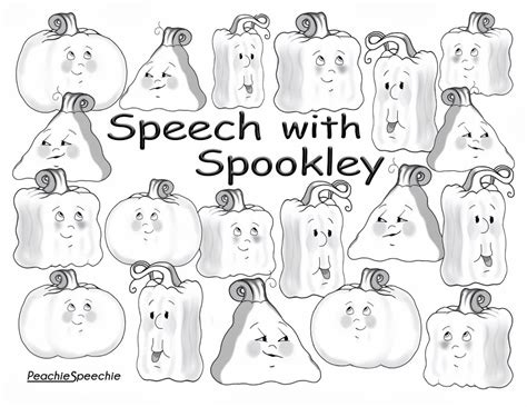 These printable pumpkin coloring pages from super coloring have pumpkins in pairs, groups, or all alone. Halloween coloring page | Preschool speech therapy ...