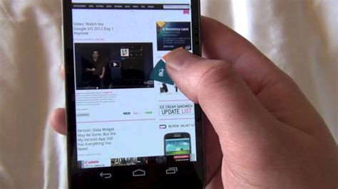 Ini membantu anda mengakses informasi musik, video. Android 4.1 Jelly Bean Tip: Browser Quick Controls - YouTube