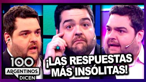 Matías, participante que concursó este jueves en el programa 100 argentinos, sorprendió a todos cuando realizó su imitación de homero simpson. 10 minutos para reir sin parar - Las respuestas más ...