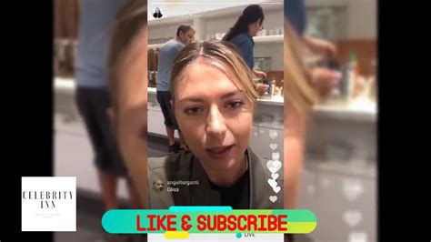 Instagram story by maria sharapova (february 2nd 2020). Maria Sharapova instagram live stories 2017 october - YouTube