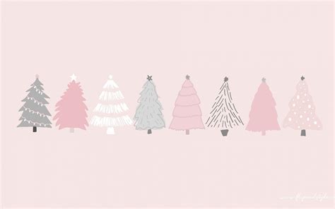 Merry christmas background with typography, lettering. Cute Aesthetic Computer Wallpapers - Wallpaper Cave