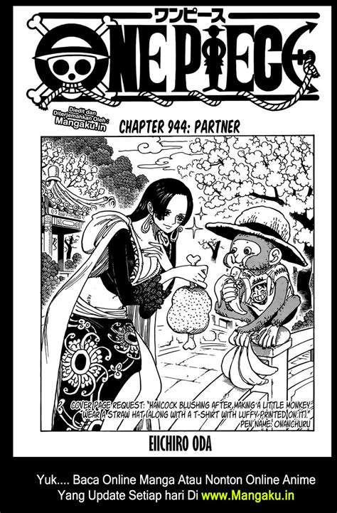 You are reading one piece manga chapter 1017 in english. komik One Piece 944 bahasa indonesia | Chapéu de palha, Luffy, Anime