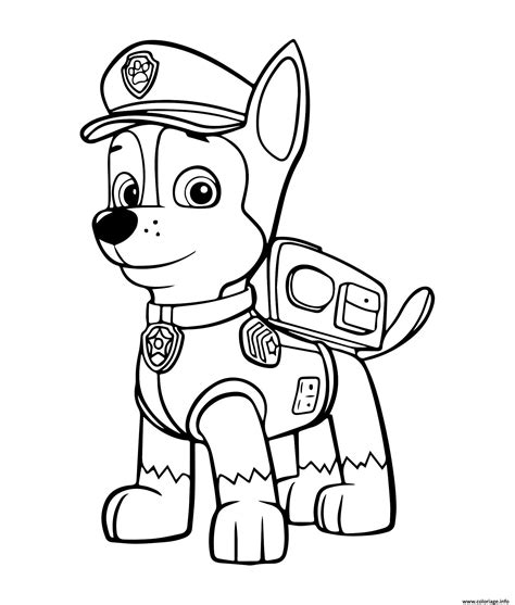 Maybe you would like to learn more about one of these? Coloriage Pat Patrouille Chase Pour Garcon Dessin Garcon à ...