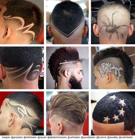 Different hair cutting techniques can be used in combination with the upper part of the hair. 9 Cool Men's Haircut Designs