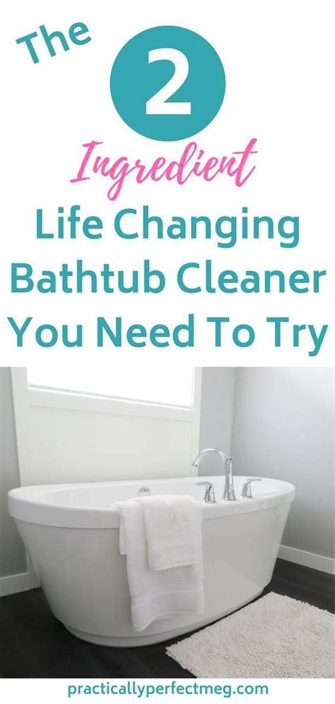 Home remedies without any doubt work on the soap scum, grime, mold, and stains that are destroying the perfect picture of the bathtub. Pinterest Miracle Bathtub Cleaner | Bathtub cleaner, Best ...