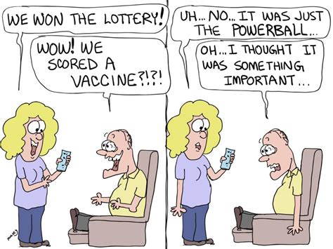 Kenney expressed concern about diminishing demand for the first dose of the vaccines and said the province isn't on track to meet vaccine threshold for the. Friday Funny: Vaccine Lottery - Authentic Medicine