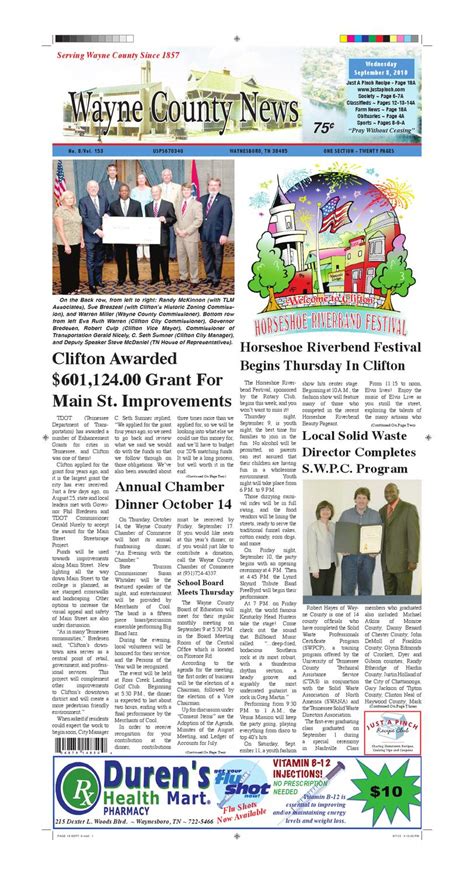 Wayne County News 09-08-10 by Chester County Independent - Issuu