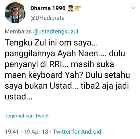 Semoga amal ibadah beliau diterima allah swt. Klarifikasi Ustad Tengku Zulkarnain Ketika Kicauan Lawas ...