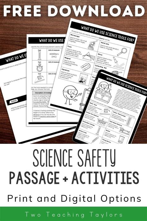 science safety activities freebie science process skills science