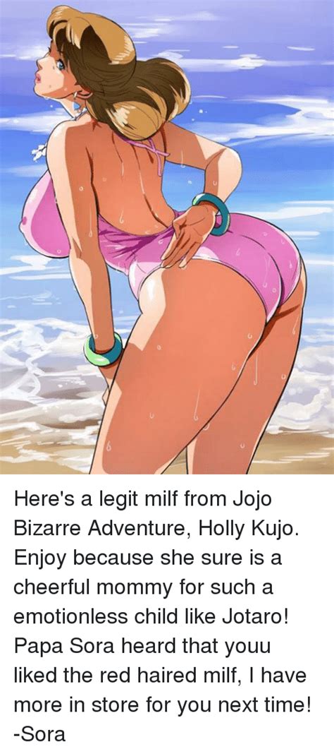 Two milfs showing 42 of 3,116. U Here's a Legit Milf From Jojo Bizarre Adventure Holly ...