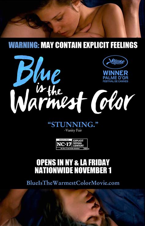 Blue movie (stylized as blue movie; MOVIE POSTERS | Blue is the Warmest Color