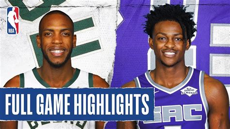 We acknowledge that ads are annoying so that's why we try to keep our page clean of them. BUCKS at KINGS | FULL GAME HIGHLIGHTS | January 10, 2020 ...