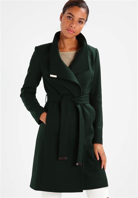 Женское пальто ted baker kikiie wrap front coat, black size 4/uk14/us10. Ted Baker KIKIIE WRAP - Płaszcz wełniany /Płaszcz ...