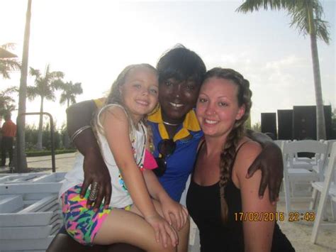 Snowed in iowa hotel and night time skinny dipping. my wife & little girl with Neisha :-) who always kept the ...