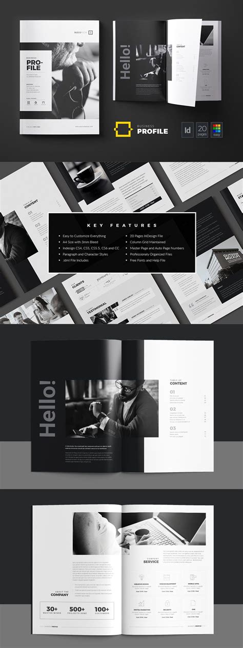 Download the after effects templates today! Company Profile Brochure | Company profile design ...