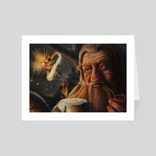 Uploaded a new profile photo. Fairy Grove, an art print by Jon Hrubesch - INPRNT