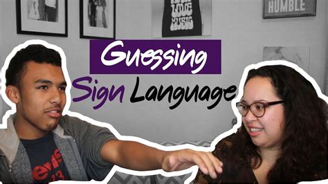 Read our faqs only posting mwf aslsignbank.haskins.yale.edu. Guessing Sign Language W/my cousin Cam! - YouTube