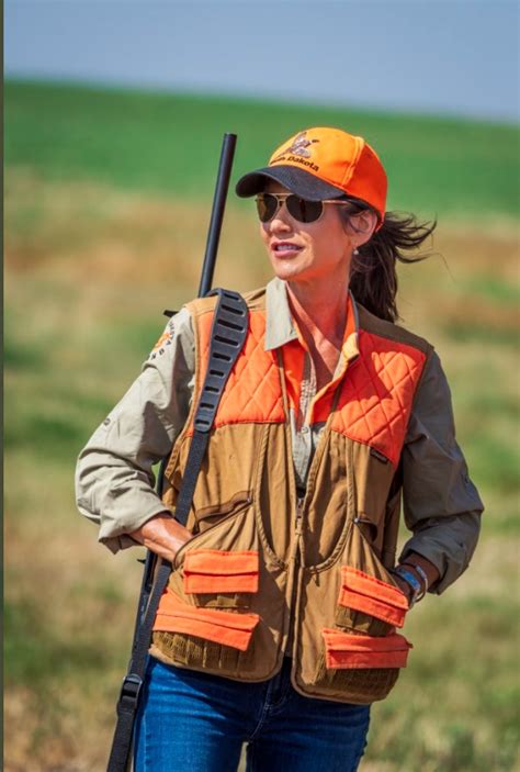 Posting it the 23rd of that month. PHOTO Kristi Noem Looking Hot In Full Hunting Gear