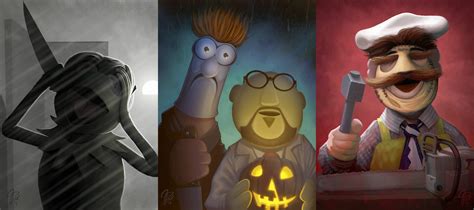 Gandalf the grey / gandalf the white. Artist Turns THE MUPPETS Into Famous Horror Movie ...