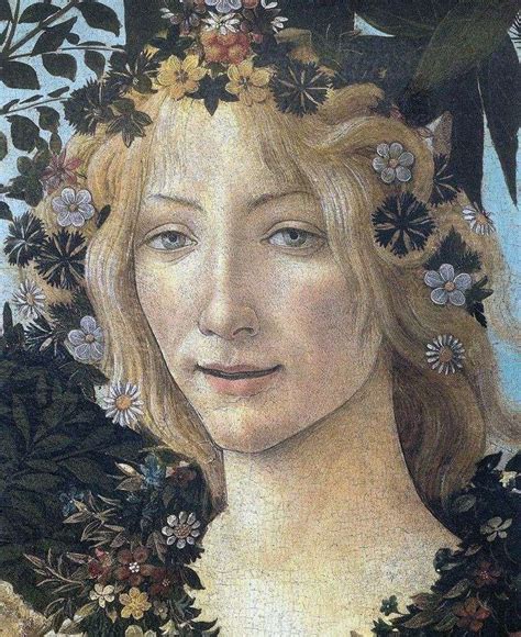 Su estilo no busca el naturalismo. Flora (fragment) - Sandro Botticelli | Opisy obrazów