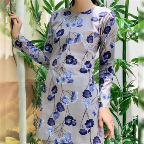 New cara menjahit baju kurung moden paling simple tiada dat tiada zip leher belah depan. Kurung Moden-Kain Lipat Batik | Shopee Malaysia
