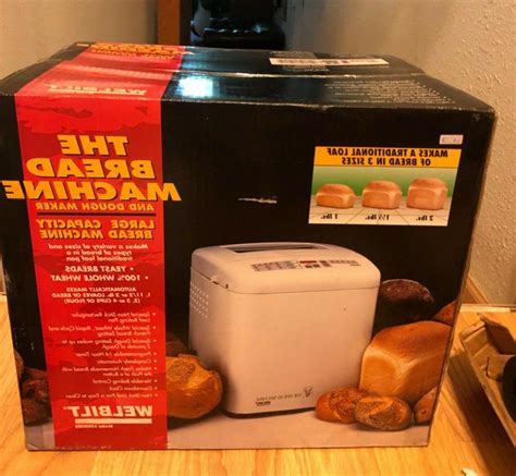 Hard to find and a workhorse of a bread maker that is tough enough for 100% whole wheat. NEW, SEALED - ABM6000 Welbilt BREAD MACHINE