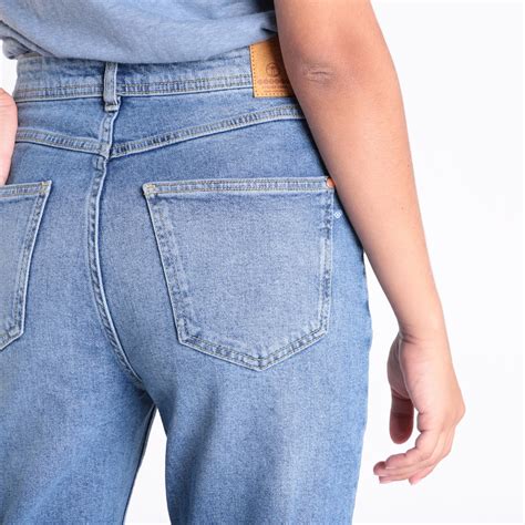 Parcourez le catalogue cache cache. Jeans mom 5 poches denim used femme | Bonobo