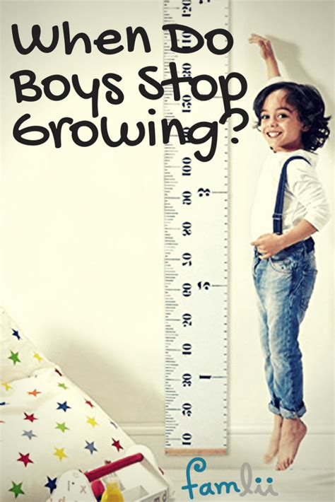 All hair goes through a growth cycle. At What Age Do Boys Stop Growing? - Famlii