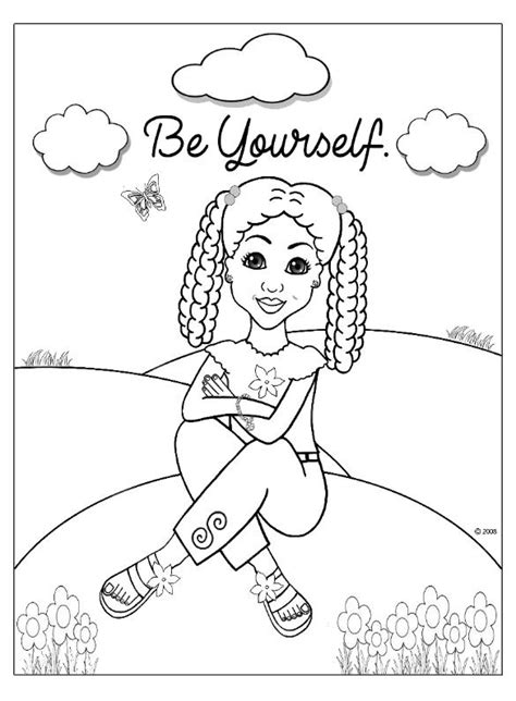 These characters were created for girls of color but we have something for everyone. Coloring Pages for African American Girls - Charmz Girl ...