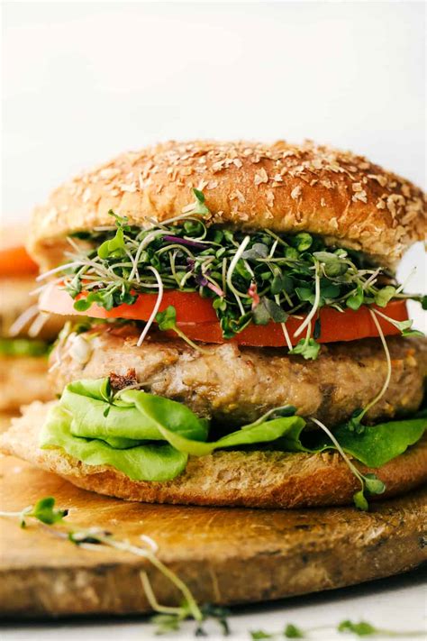 These turkey burgers freeze beautifully and can go straight from the freezer to air fryer. Air Fryer Turkey Burgers | The Recipe Critic