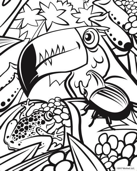 Explore our vast collection of coloring pages. Coloring Pages: Jungle | Free kids coloring pages, Animal ...