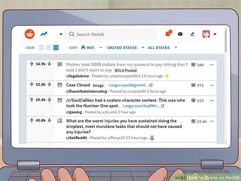 Quote blocks on reddit are useful for making long quotes stand out. How to Quote on Reddit: 10 Steps (with Pictures) - wikiHow