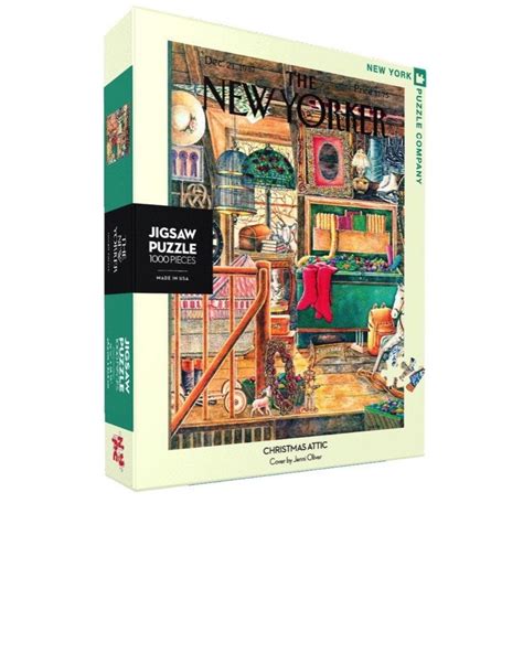 See more ideas about new yorker covers, jigsaw puzzles, the new yorker. 1000 PIECE PUZZLE - THE NEW YORKER CHRISTMAS ATTIC