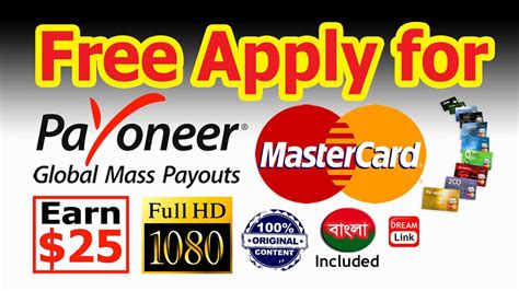 Steps to create a payoneer account without bank account. How to open payoneer account in bangladesh - YouTube