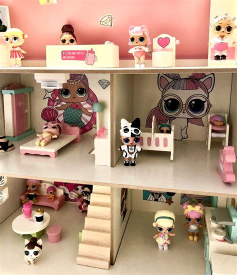 This dollhouse is so amazing. Lol surprise doll house | Lol dolls, Dollhouse projects ...