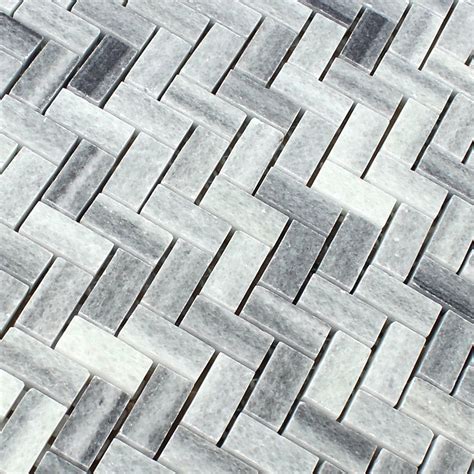 Kaufen sie ihre fliesen sonderposten hier, teilweise deutlich unter einkaufspreis. Naturstein Marmor Mosaik Grau Weiss Poliert | Natursteine ...
