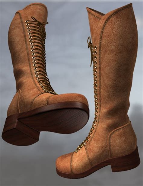 Shop for shoe laces for shoes online at target. Tall Lace-up Boots For V4 | Footwear for Daz Studio and Poser