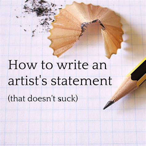 We start with an artist statement by henri matisse: How to Write An Artist's Statement That Doesn't Suck ...