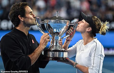 Bencic welcomed some familiar faces to her box on the rod laver arena for the match, with roger federer's parents seated in her camp. Switzerland's Roger Federer and Belinda Bencic win Hopman ...