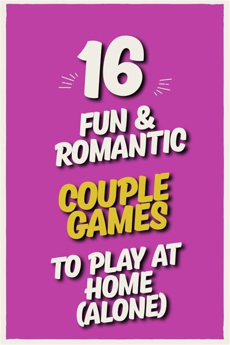 8 couples drinking games for sad, friendless couples. 16 Fun & Romantic Couple Games to Play at Home (2020 ...