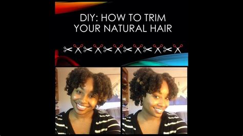 Any other scissors will leave a jagged end that is far more prone to splitting in the future. DIY - How to Trim 4C Natural Hair | Part 1 (As Told By Her ...