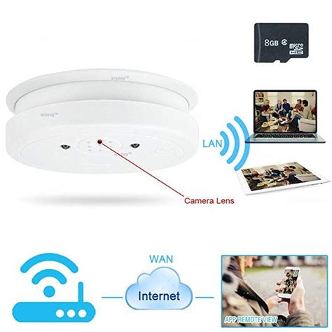 All settings are made in just a few minutes, and you can immediately start setting the device where you want to control the movement. WISEUP 8GB 1920x1080P HD Wifi Network Hidden Spy Camera ...