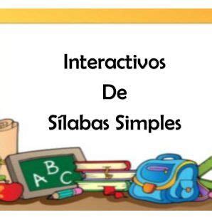 Ver más ideas sobre preescolar, actividades para preescolar, actividades para niños preescolar. Material-interactivo-de-silabas-para-preescolar-y-primaria ...