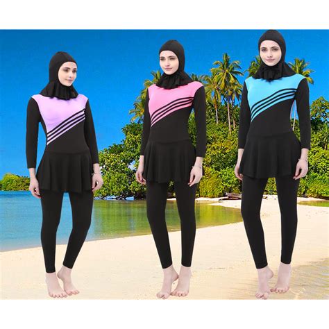 Kurung raya moden, kurung brocade floral,. Baju Renang Kerudung Wanita Diving Style Swimsuit Size XXL ...