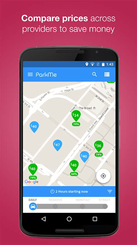 The app hits most of the big cities like chicago, boston, los angeles, and even toronto. ParkMe Parking - Android Apps on Google Play