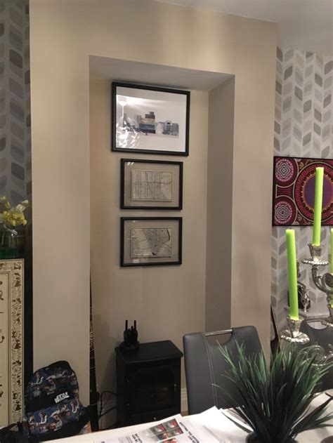 Once the structural work is complete, walls will need replastering and decorating. Design ideas for this chimney breast space | Houzz UK