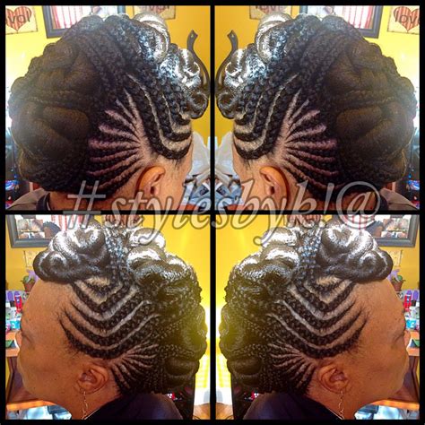 One of the most popular pairings, the twist with a fade is a modern modification to the natural style. Ghana Cornrow braid mohawk with twists using xpressions ...