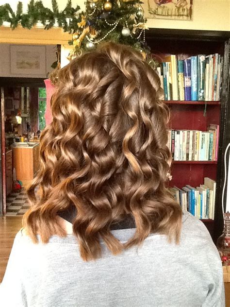 1.11 short curls with temple shave. Curly hair with curling irons