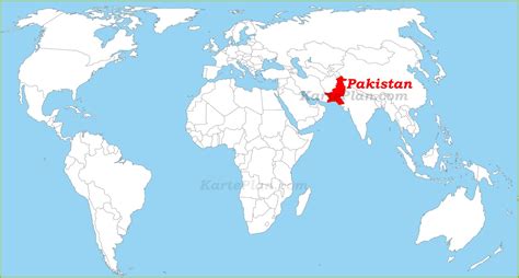 Rated 2 by 1 person. Pakistan auf der Weltkarte